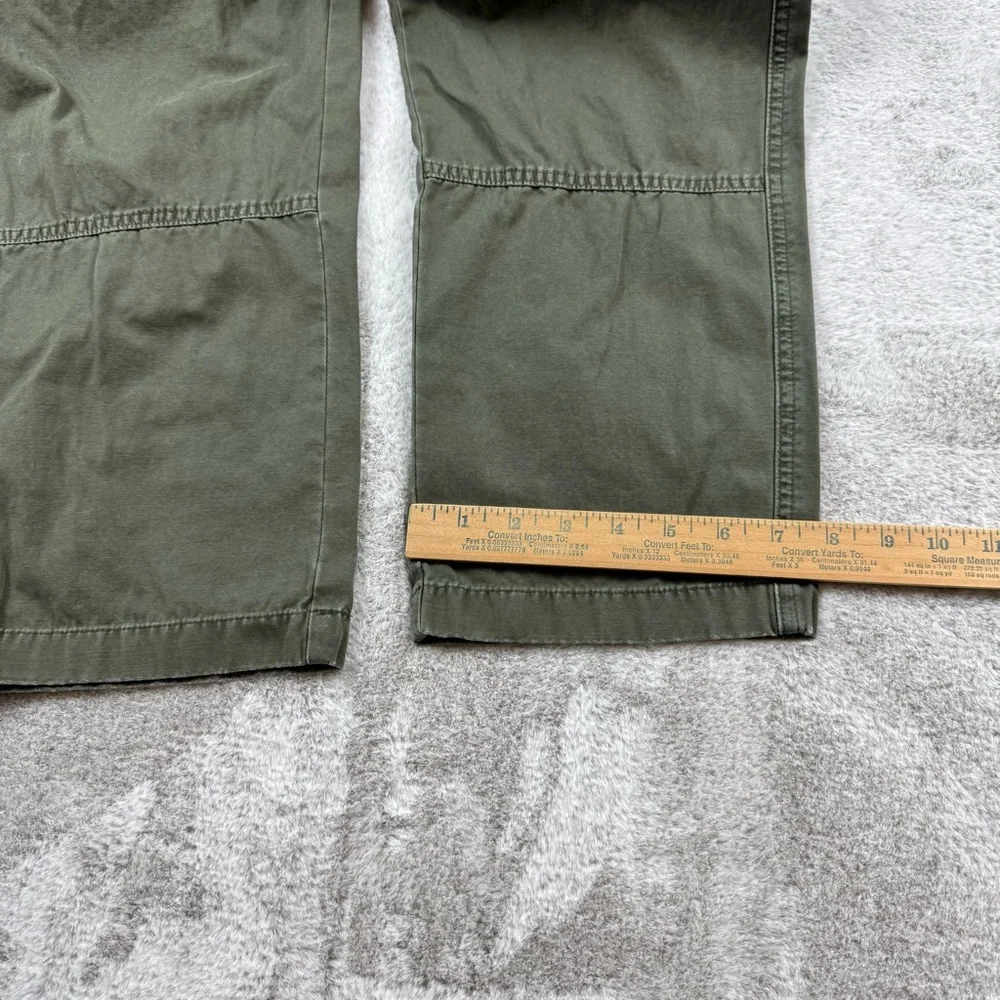 Abercrombie fitch military cargo pants men’s size Medium‎ 32X28 olive green